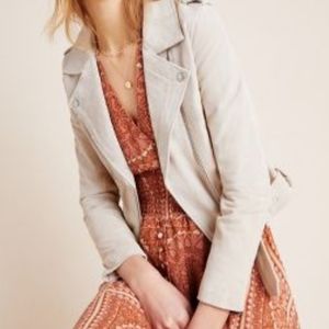 Annika Suede Moto Jacket